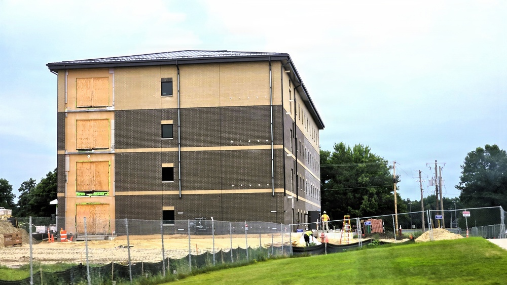 Fort McCoy Officers Quarters Project nearly 80 percent complete, remains ahead of schedule