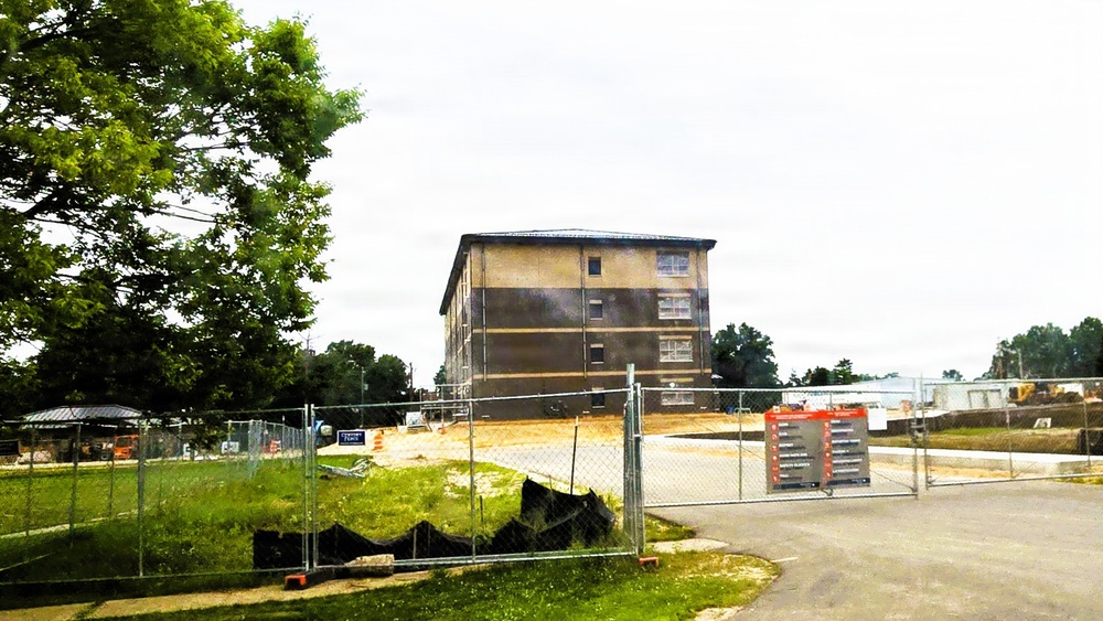 Fort McCoy Officers Quarters Project nearly 80 percent complete, remains ahead of schedule