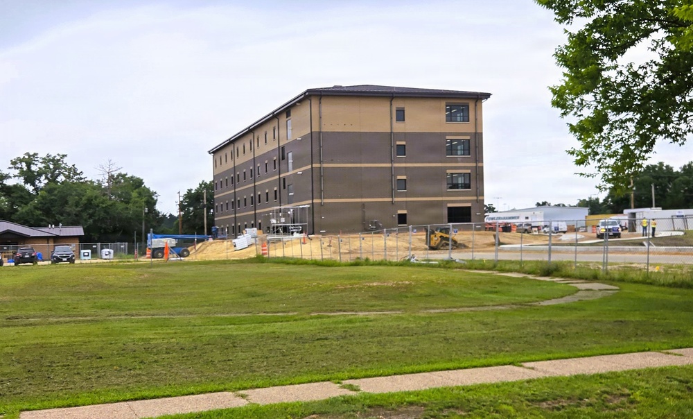Fort McCoy Officers Quarters Project nearly 80 percent complete, remains ahead of schedule