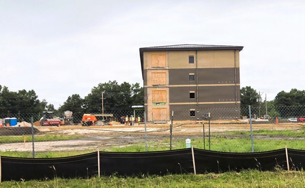 Fort McCoy Officers Quarters Project nearly 80 percent complete, remains ahead of schedule