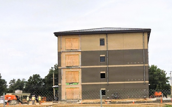 Fort McCoy Officers Quarters Project nearly 80 percent complete, remains ahead of schedule