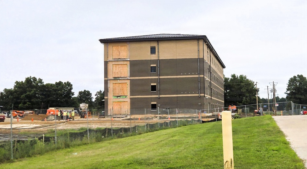 Fort McCoy Officers Quarters Project nearly 80 percent complete, remains ahead of schedule