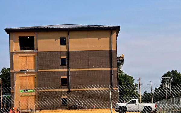 Fort McCoy Officers Quarters Project nearly 80 percent complete, remains ahead of schedule