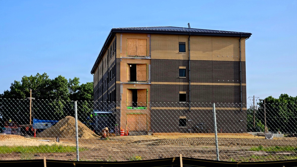 Fort McCoy Officers Quarters Project nearly 80 percent complete, remains ahead of schedule