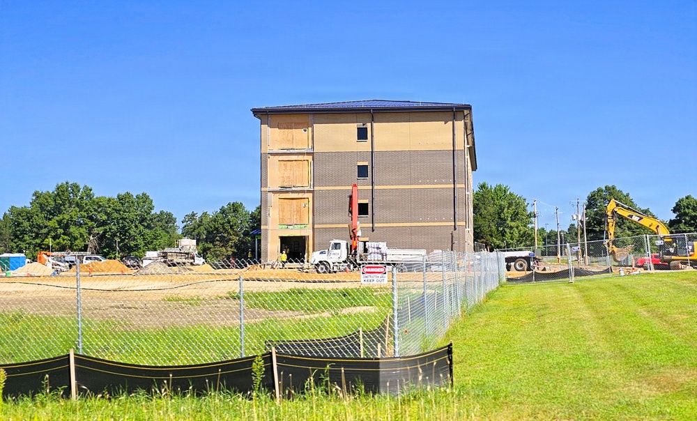 Fort McCoy Officers Quarters Project nearly 80 percent complete, remains ahead of schedule