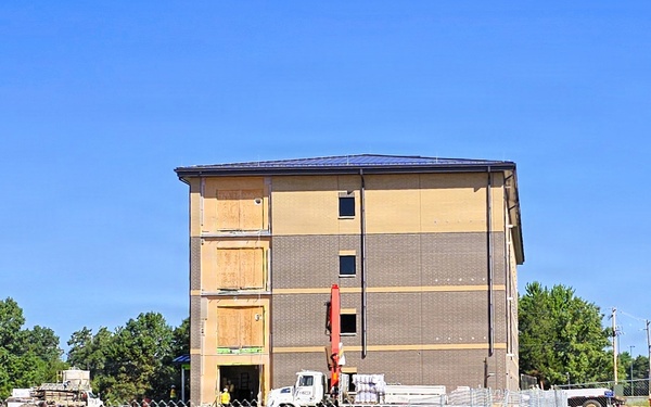 Fort McCoy Officers Quarters Project nearly 80 percent complete, remains ahead of schedule