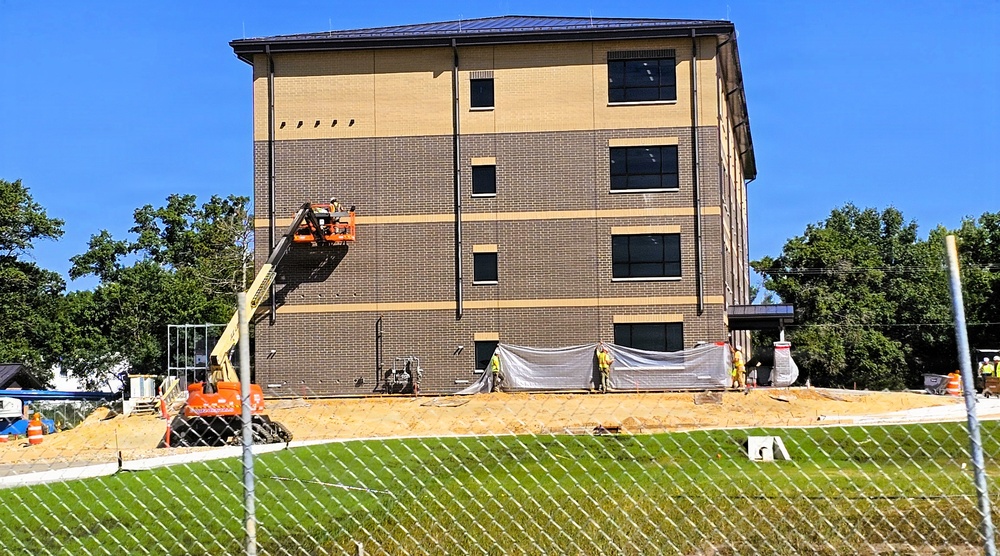 Fort McCoy Officers Quarters Project nearly 80 percent complete, remains ahead of schedule