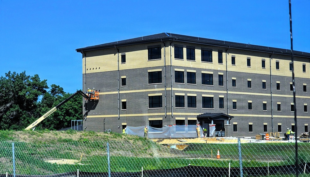 Fort McCoy Officers Quarters Project nearly 80 percent complete, remains ahead of schedule