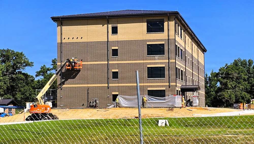 Fort McCoy Officers Quarters Project nearly 80 percent complete, remains ahead of schedule