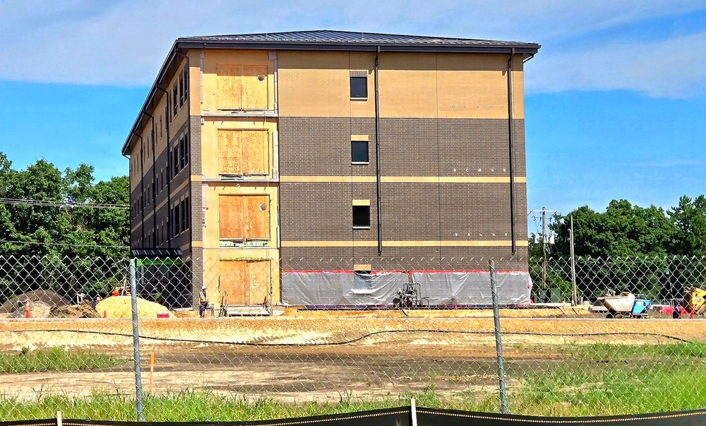 Fort McCoy Officers Quarters Project nearly 80 percent complete, remains ahead of schedule