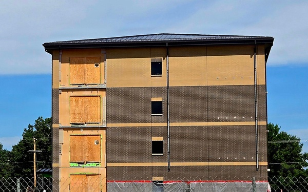 Fort McCoy Officers Quarters Project nearly 80 percent complete, remains ahead of schedule