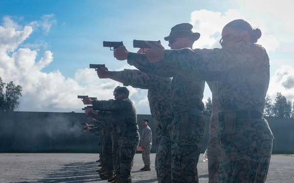 5th Air Naval Gunfire Liaison Company hosts Combat Pistol Program