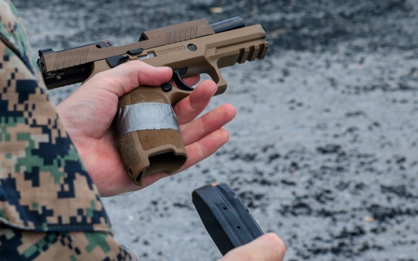 5th Air Naval Gunfire Liaison Company hosts Combat Pistol Program