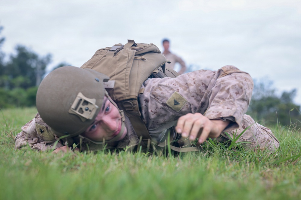 5th Air Naval Gunfire Liaison Company Marines participate in live-fire training