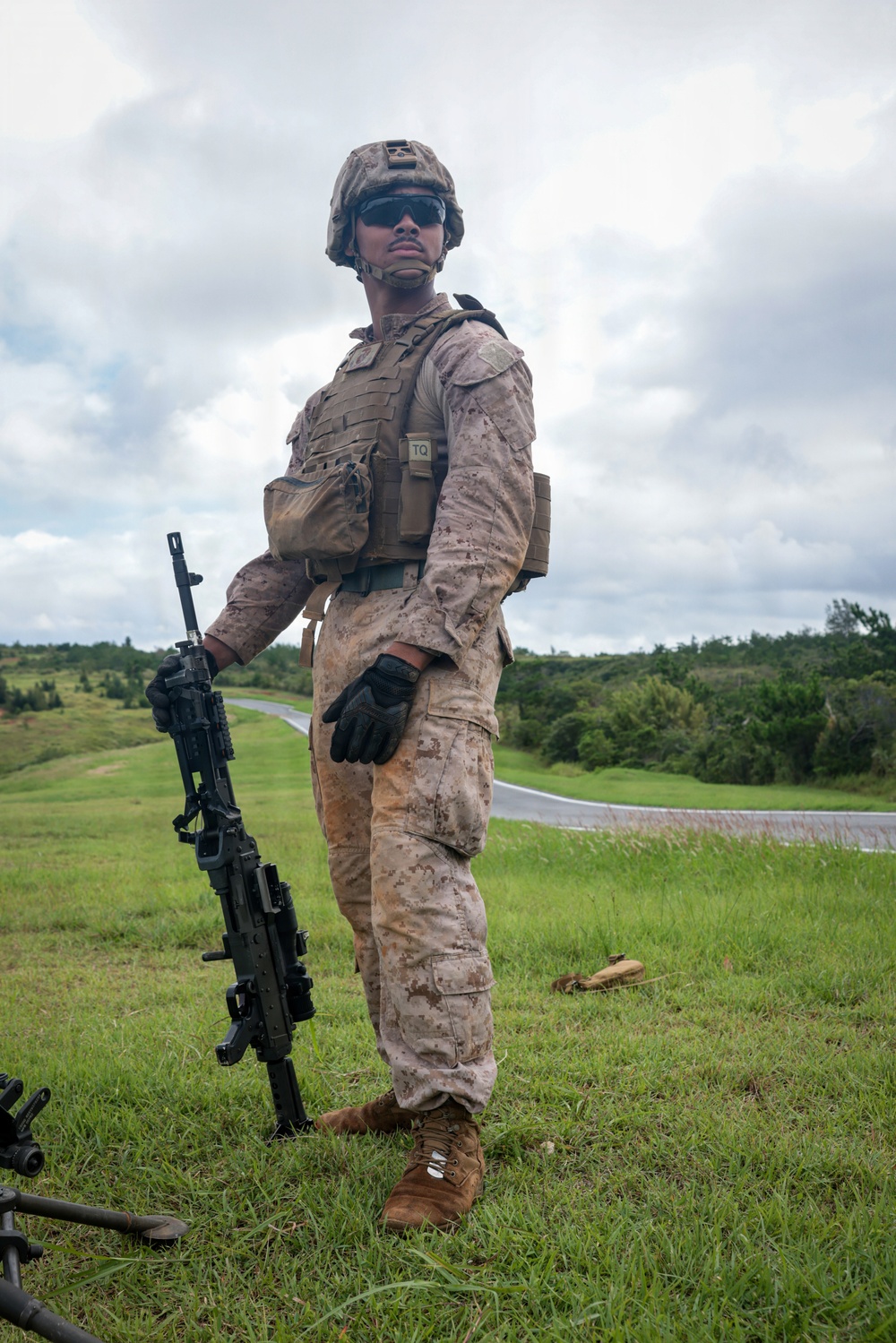5th Air Naval Gunfire Liaison Company Marines participate in live-fire training