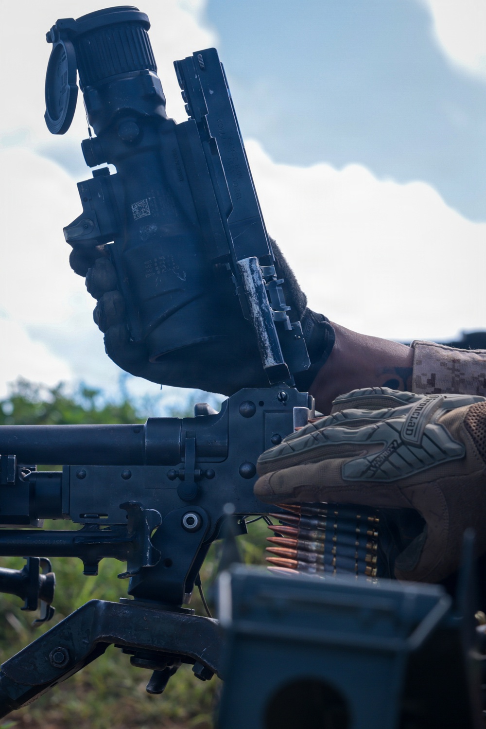 5th Air Naval Gunfire Liaison Company Marines participate in live-fire training