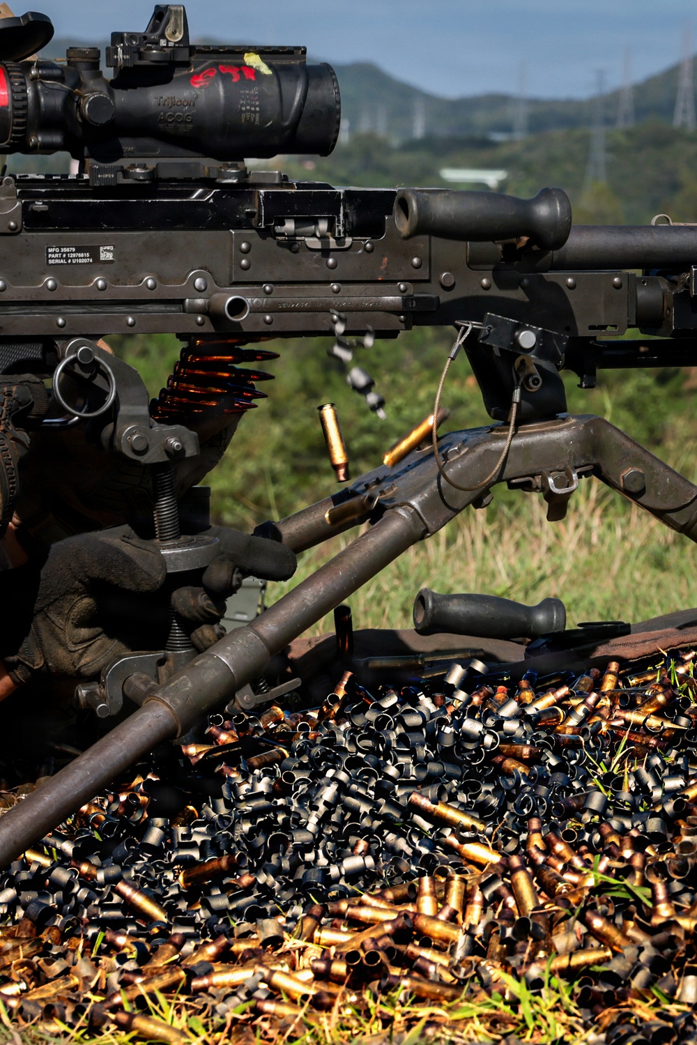 5th Air Naval Gunfire Liaison Company Marines participate in live-fire training