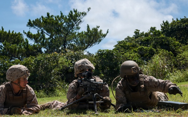 5th Air Naval Gunfire Liaison Company Marines participate in live-fire training