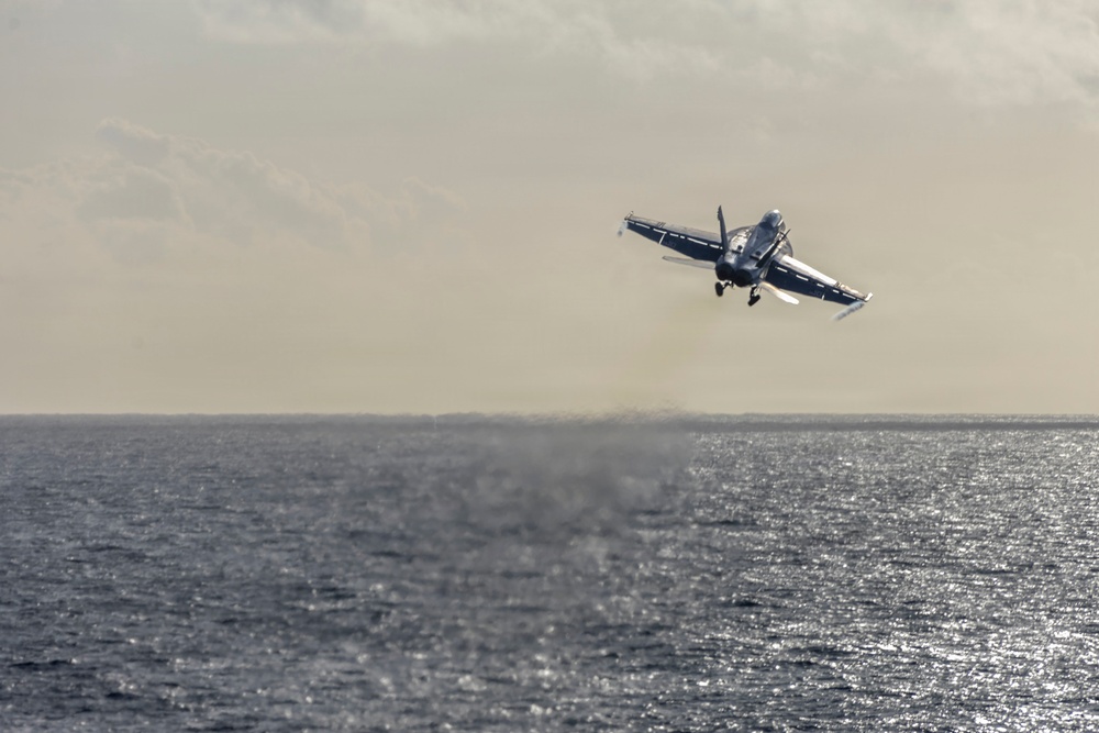 Abraham Lincoln Conducts Flight Operations