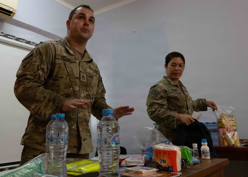 Pacific Partnership 2026 conduct disaster preparedness training at Masjid An-Nur in Dili, Timor-Leste