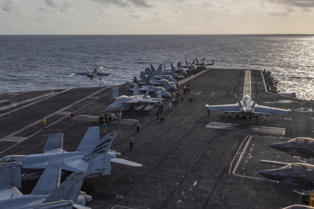 Abraham Lincoln Conducts Operations