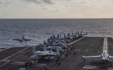 Abraham Lincoln Conducts Operations