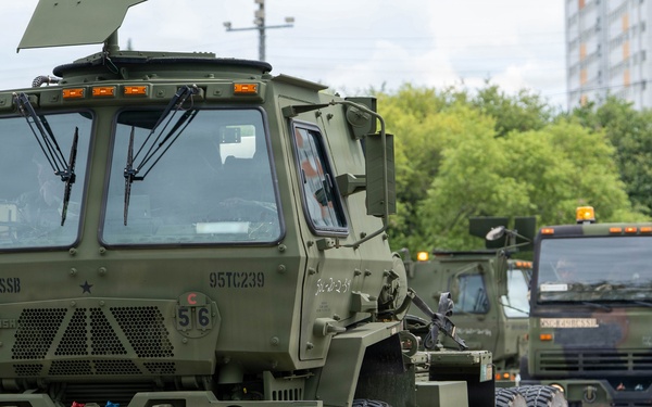 Training for Victory: 95th Trans. Co. Enhances Readiness Through Urban Assault and Mobility training