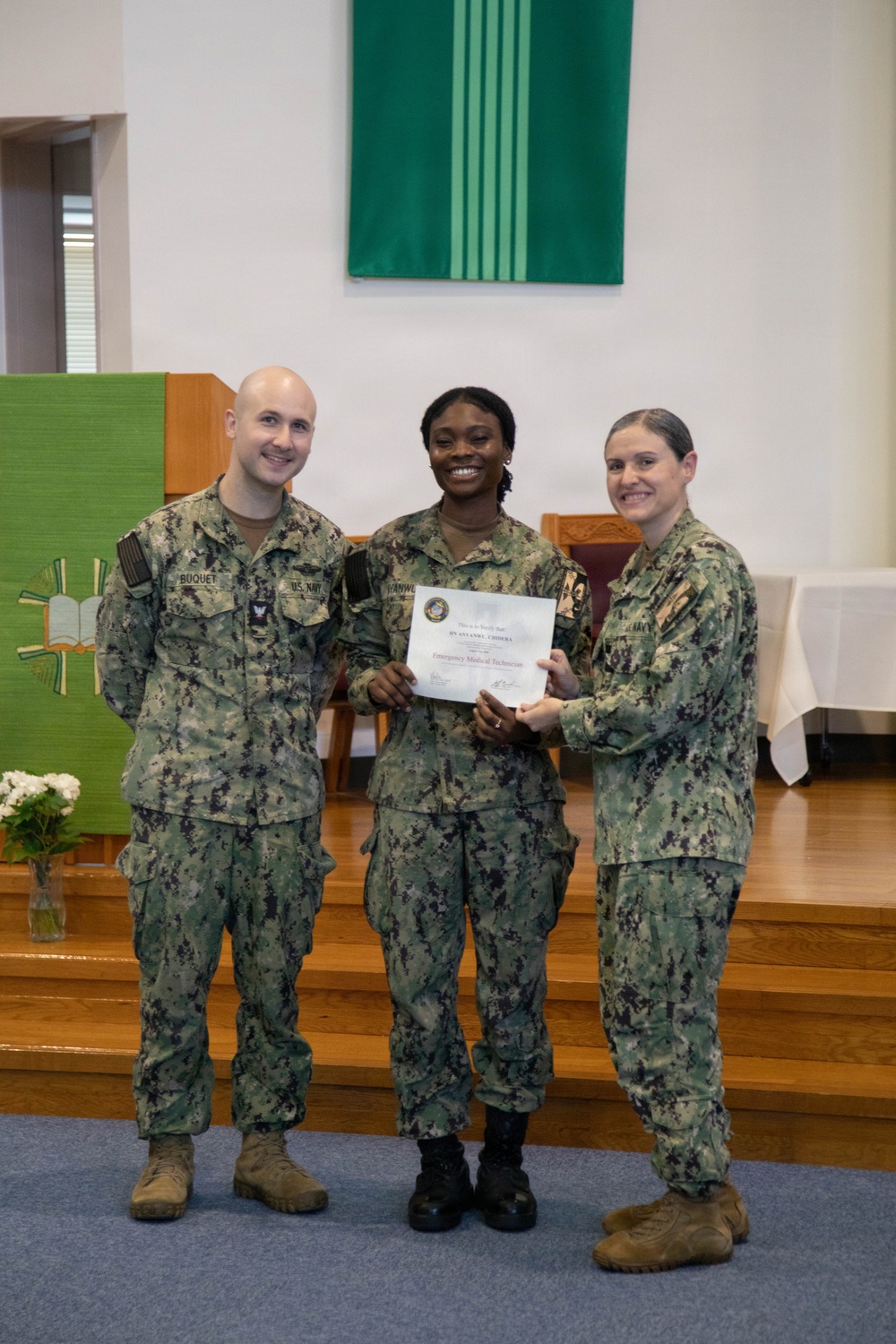 NMRTU Iwakuni EMT Course Graduation