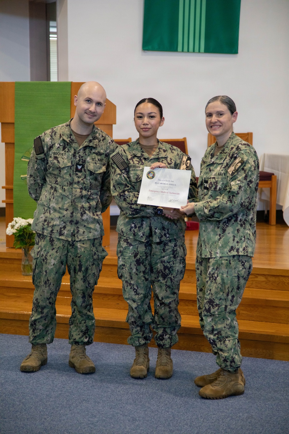 NMRTU Iwakuni EMT Course Graduation