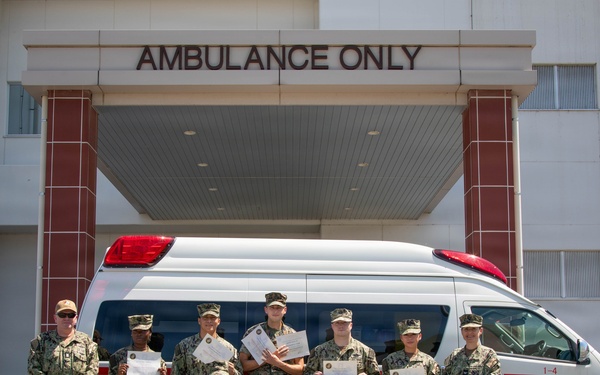 NMRTU Iwakuni EMT Course Graduation
