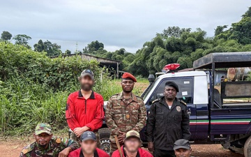 U.S. Guardian Angel Team Enabled Search for Downed Equatorial Guinea Military Helicopter