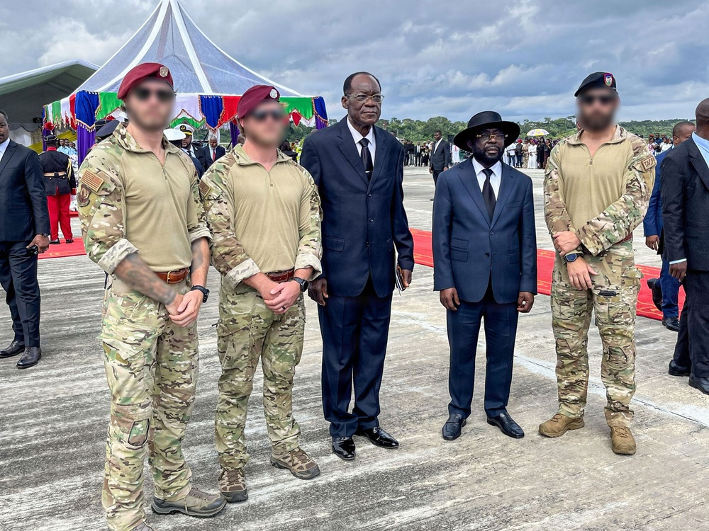 U.S. Guardian Angel Team Enabled Search for Downed Equatorial Guinea Military Helicopter