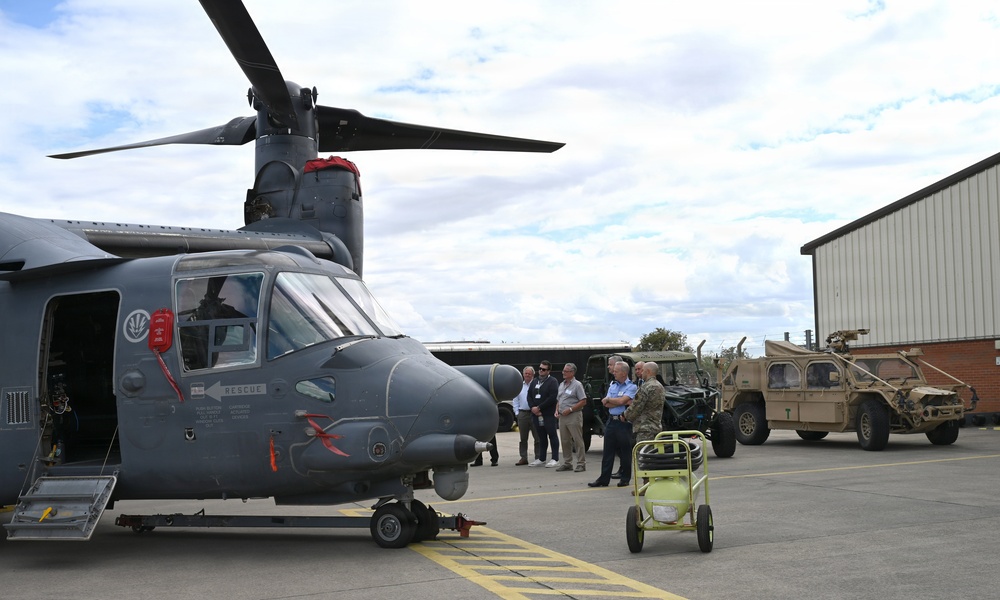 Key Leader Engagement Day provides first-hand insight into 100th ARW, 352nd SOW missions