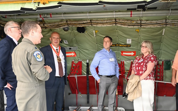 Key Leader Engagement Day provides first-hand insight into 100th ARW, 352nd SOW missions