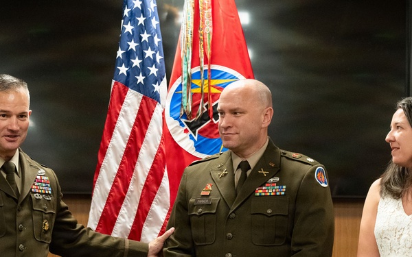 Multi-Domain Command - Europe promotes Col. Jarod Parker
