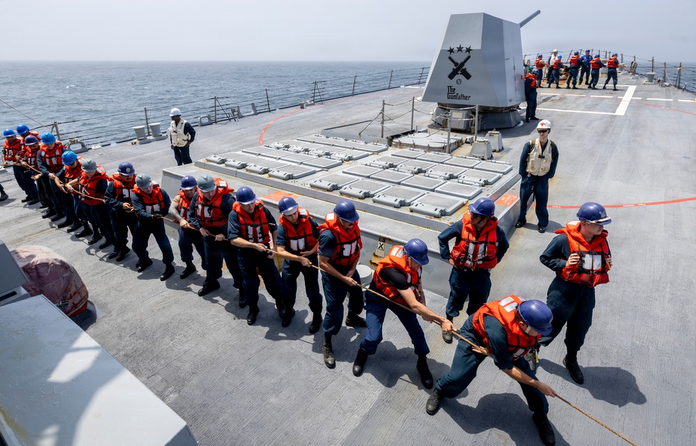 Delbert D. Black Conducts Replenishment-at-Sea with Henry J. Kaiser