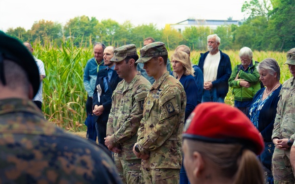 Memorial Service Held in Pegnitz for Fallen Soldiers