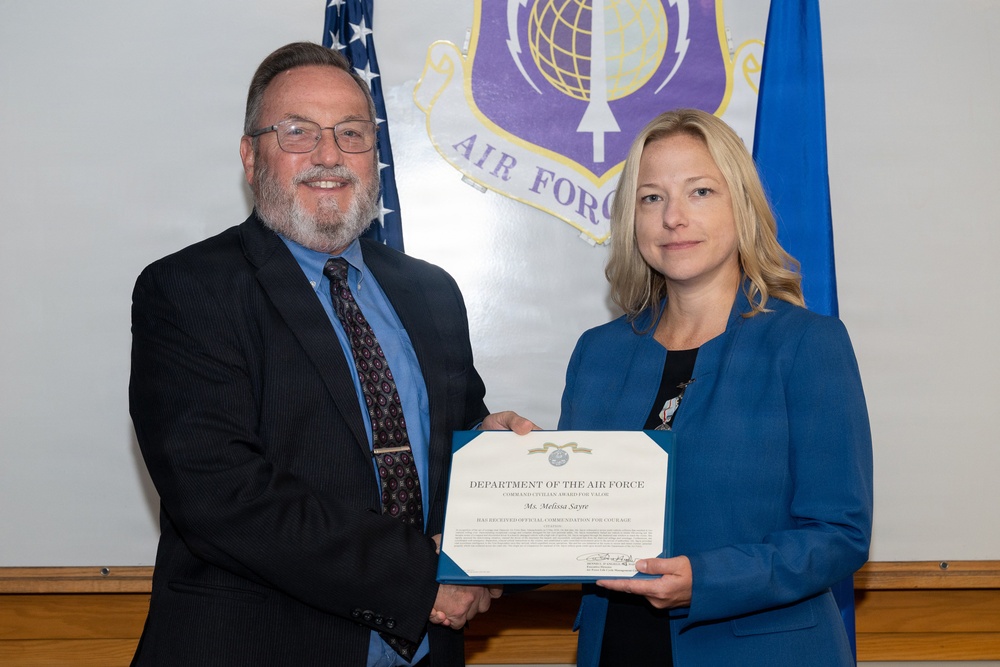 Hanscom AFB civilian awarded commendation for valor