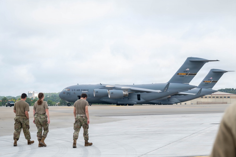 911th AW opens newly completed flight line