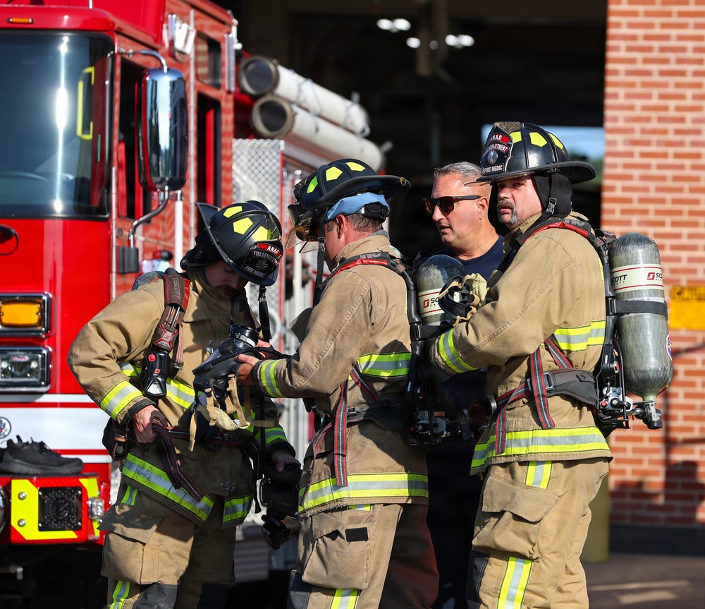 Anniston Army Depot Fire Department strengthens ties through mutual aid training