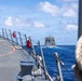 USS Mustin conducts replenishment-at-sea with USNS Alan Shepard