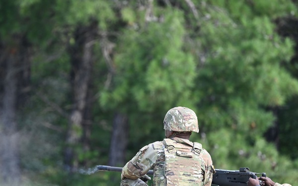 Company D, 249th Engineer Battalion Gunnery Qualification at JB MDL