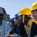 USS Mustin conducts replenishment-at-sea with USNS Alan Shepard