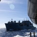 USS Mustin conducts replenishment-at-sea with USNS Alan Shepard