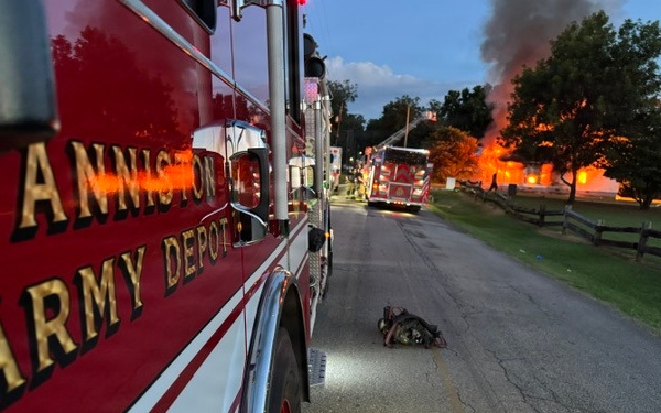 Anniston Army Depot Fire Department strengthens ties through mutual aid training