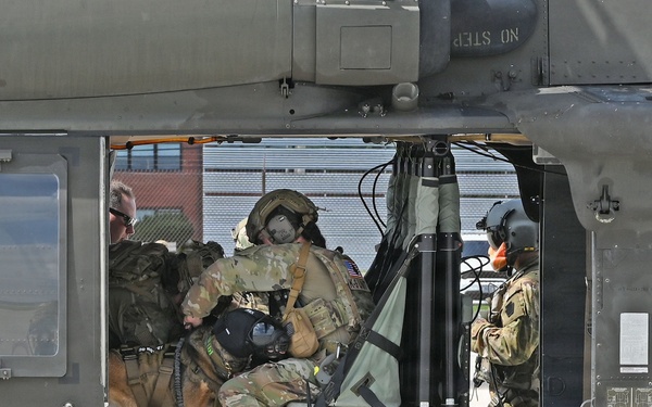 87th Security Forces Squadron K-9 Unit Aircraft Rigging at JB MDL