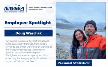 NUWC Division, Keyport Employee Spotlight: Doug Waschak
