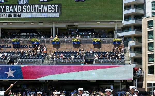 Navy Band Southwest at San Diego Padres Game