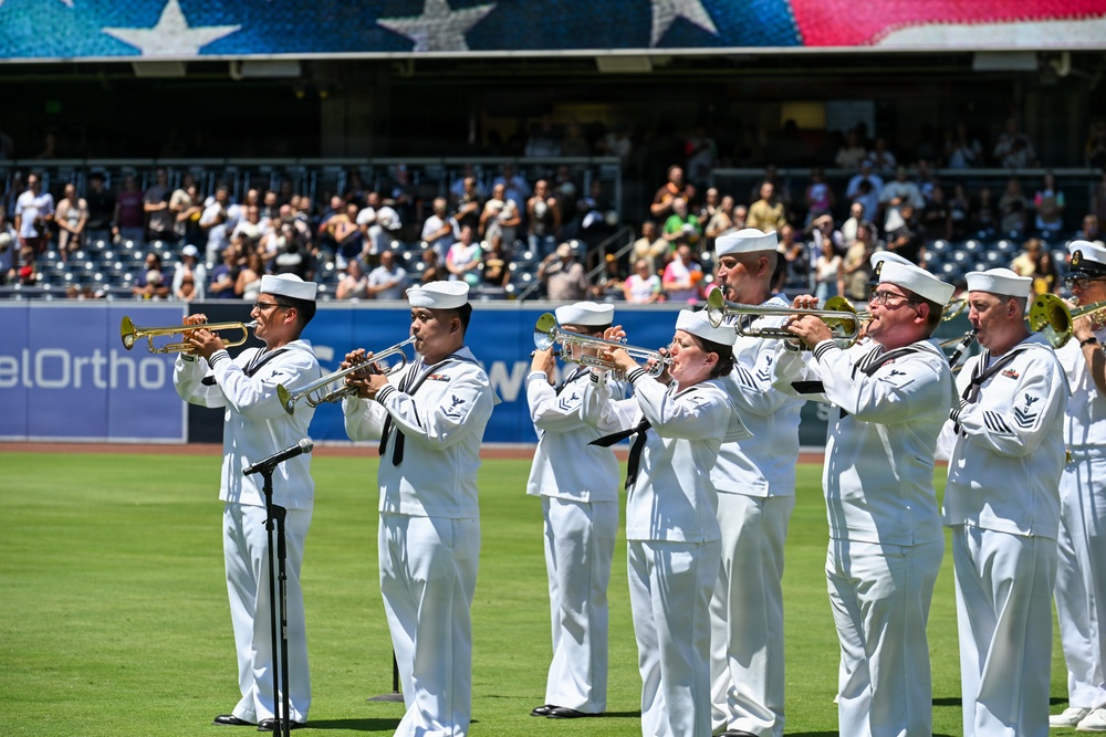 Navy Band Southwest at San Diego Padres Game
