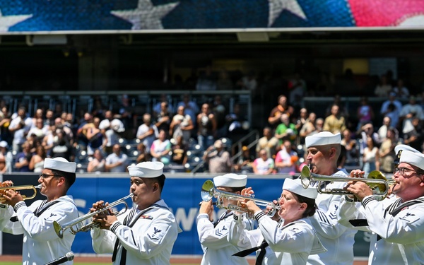 Navy Band Southwest at San Diego Padres Game